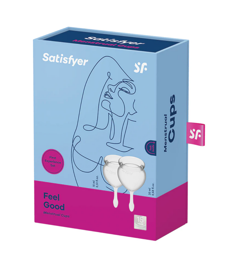 Satisfyer Feel Good Menstrual Cup-Transparent